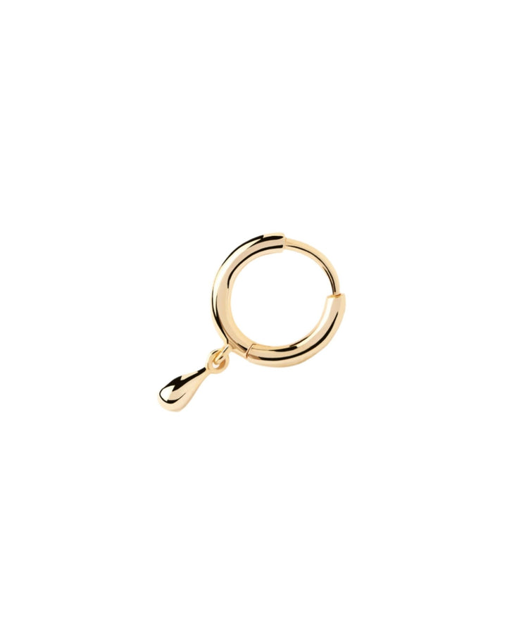 PDPAOLA Gold Teardrop Single Hoop Earring - MococoPDPAOLAPG01 - 025Earrings
