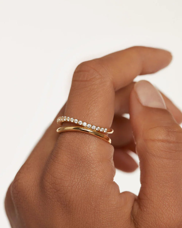PDPAOLA Gold Twister Ring - MococoPDPAOLAAN01 - 844 - 128435511728198Rings