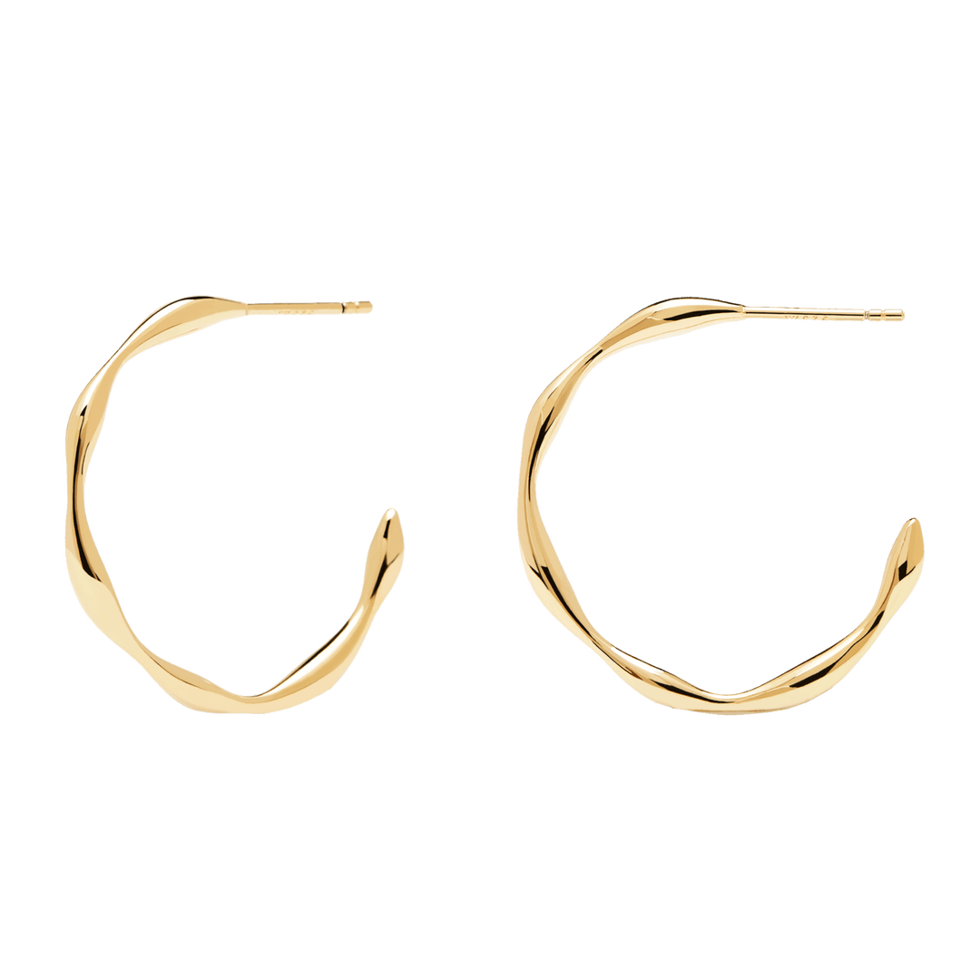 PDPAOLA Gold Vanilla Hoop Earrings - MococoPDPAOLAAR01 - 306 - U8435511716614Earrings