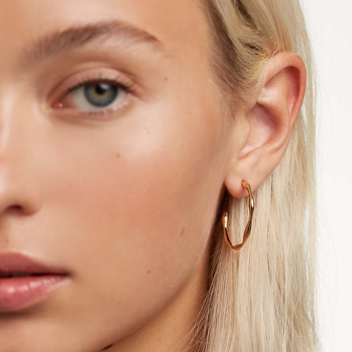 PDPAOLA Gold Vanilla Hoop Earrings - MococoPDPAOLAAR01 - 306 - U8435511716614Earrings
