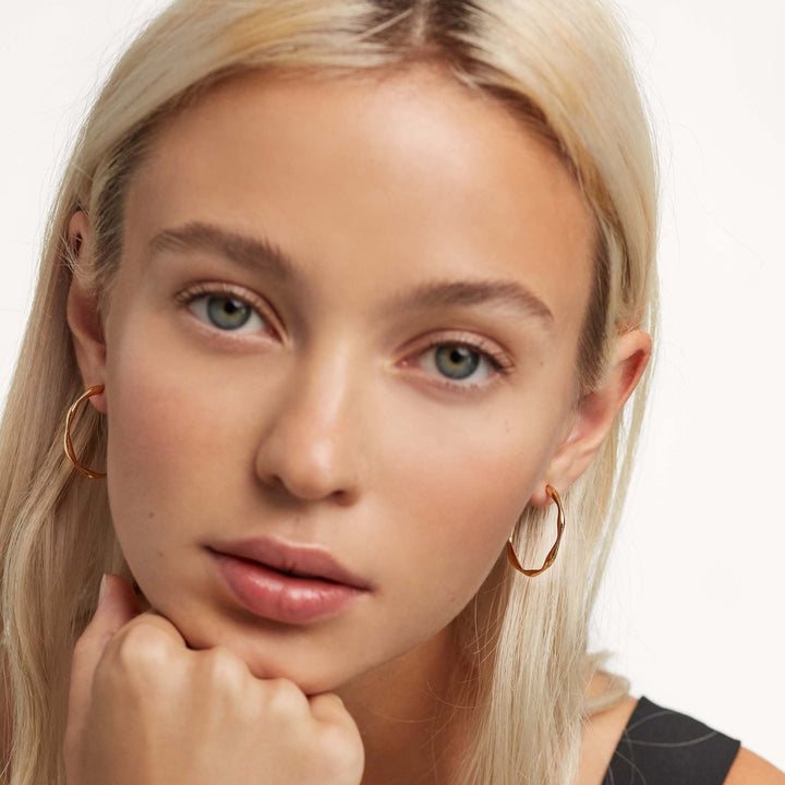 PDPAOLA Gold Vanilla Hoop Earrings - MococoPDPAOLAAR01 - 306 - U8435511716614Earrings