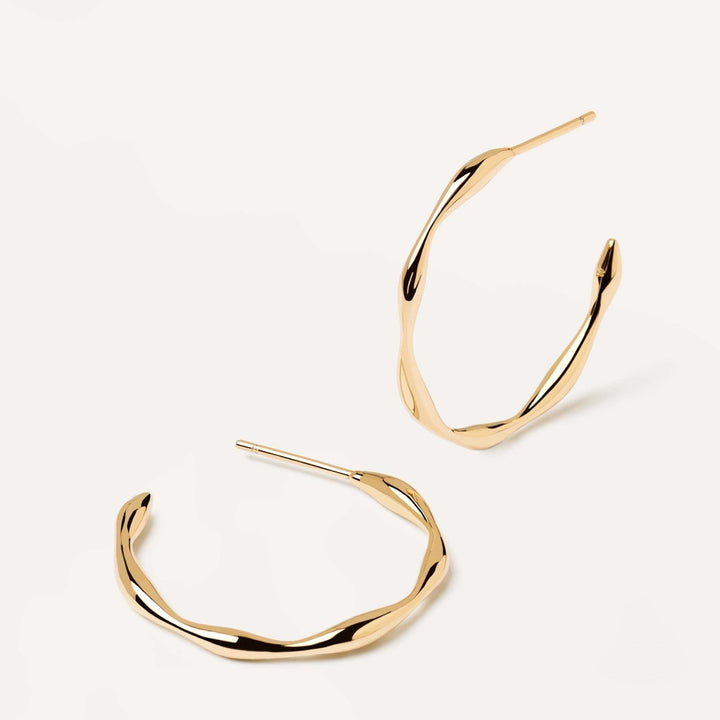 PDPAOLA Gold Vanilla Hoop Earrings - MococoPDPAOLAAR01 - 306 - U8435511716614Earrings