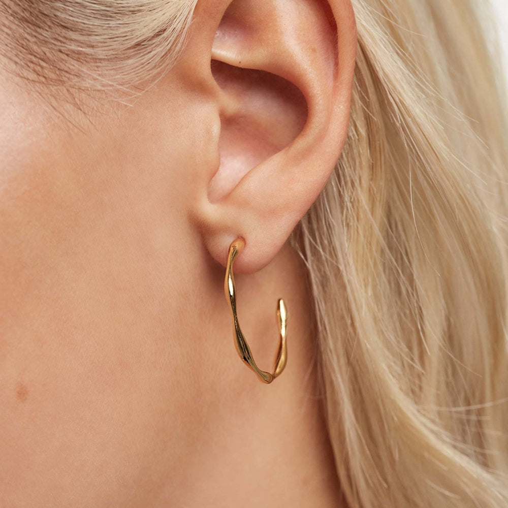 PDPAOLA Gold Vanilla Hoop Earrings - MococoPDPAOLAAR01 - 306 - U8435511716614Earrings