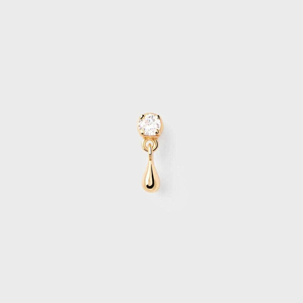PDPAOLA Gold Water Single Stud Earring - MococoPDPAOLAPG01 - 027 - U8435511743849Earrings