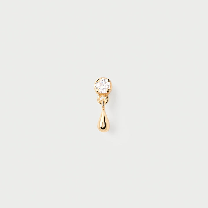 PDPAOLA Gold Water Single Stud Earring - MococoPDPAOLAPG01 - 027 - U8435511743849Earrings