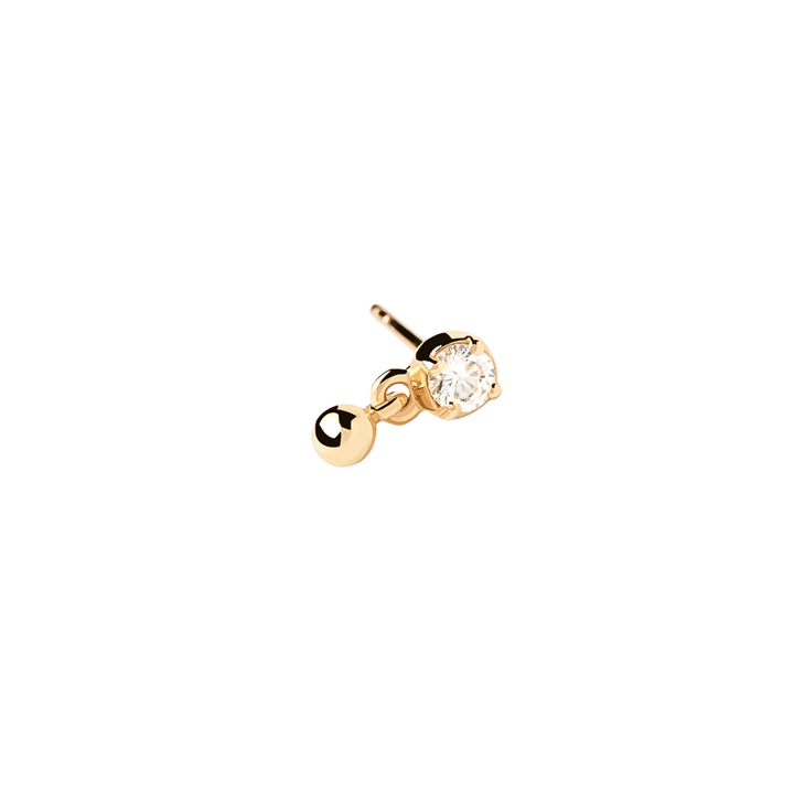 PDPAOLA Gold Water Single Stud Earring - MococoPDPAOLAPG01 - 027 - U8435511743849Earrings