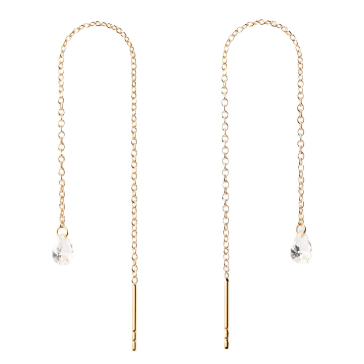 PDPAOLA Gold Waterfall Drop Earrings - MococoPDPAOLAAR01 - 876 - U8435511743719Earrings