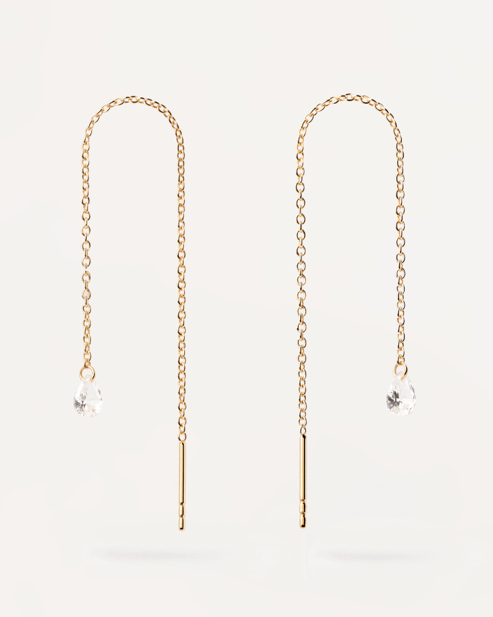 PDPAOLA Gold Waterfall Drop Earrings - MococoPDPAOLAAR01 - 876 - U8435511743719Earrings