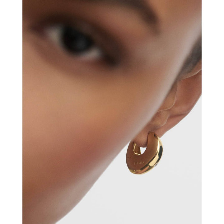 PDPAOLA Gold Wave Hoops Earrings - MococoPDPAOLAAR01-F60-UEarrings