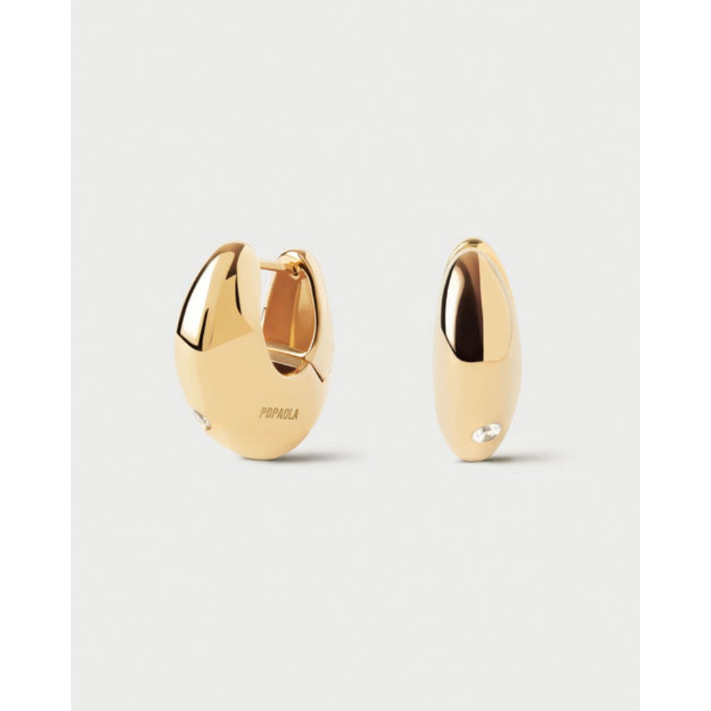 PDPAOLA Gold Wave Hoops Earrings - MococoPDPAOLAAR01-F60-UEarrings