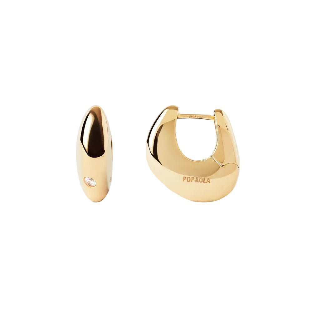 PDPAOLA Gold Wave Hoops Earrings - MococoPDPAOLAAR01-F60-UEarrings
