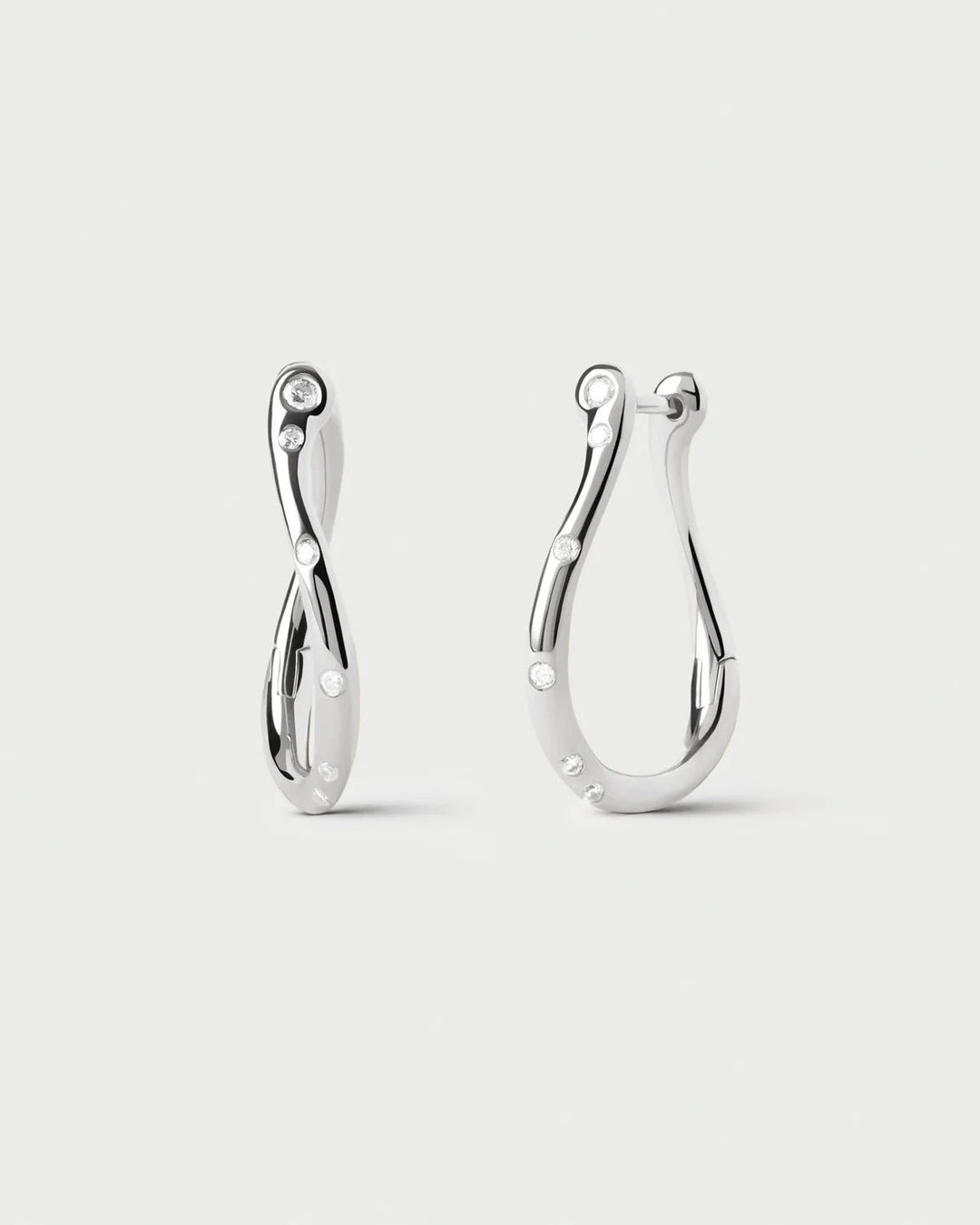 Pdpaola Silver Air Mini Hoops - MococoPDPAOLAAR02-F52-U8435511767883Earrings