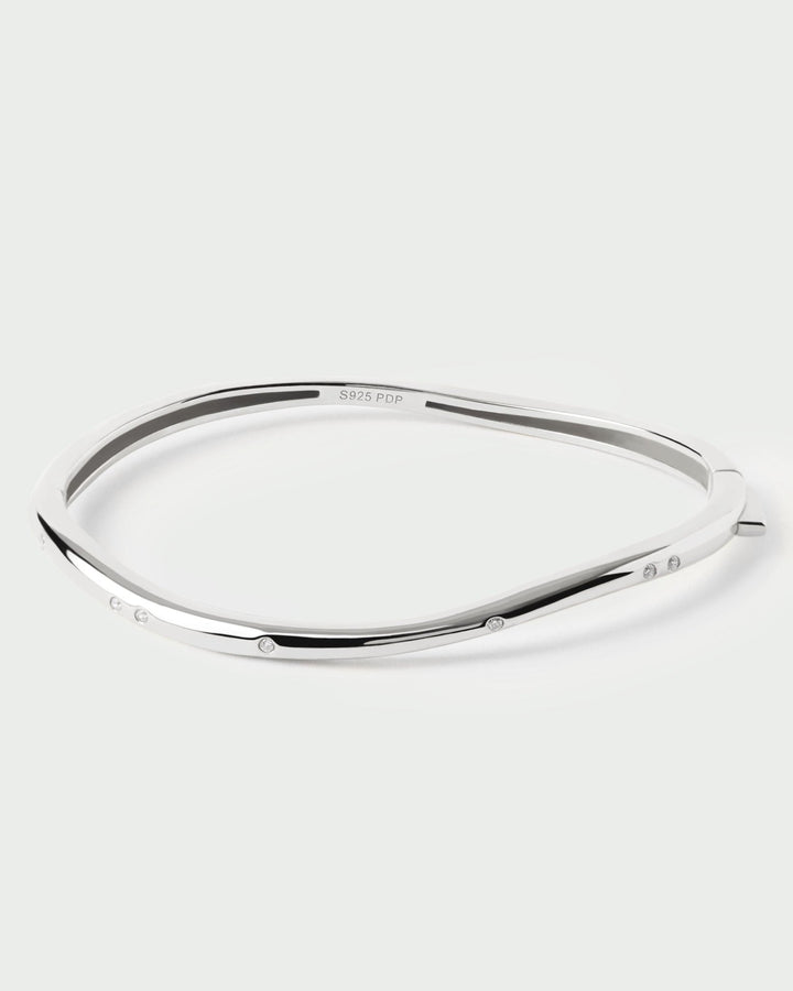Pdpaola Silver Air with Zirconia Bangle - MococoPDPAOLAPU02-999-SBangle