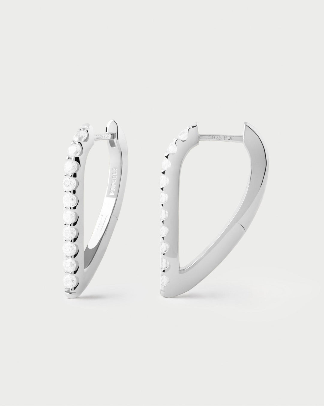 PDPAOLA Silver Gloss Hoop Earrings - MococoPDPAOLAAR02-G27-UEarrings