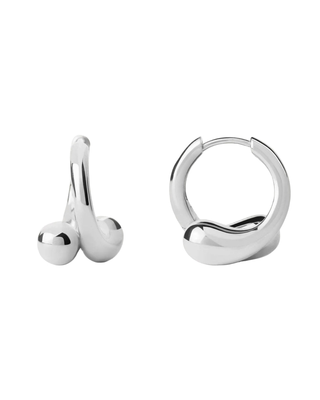 Pdpaola Silver Loop Hoop Earrings - MococoPDPAOLAAR02-C85-UEarrings