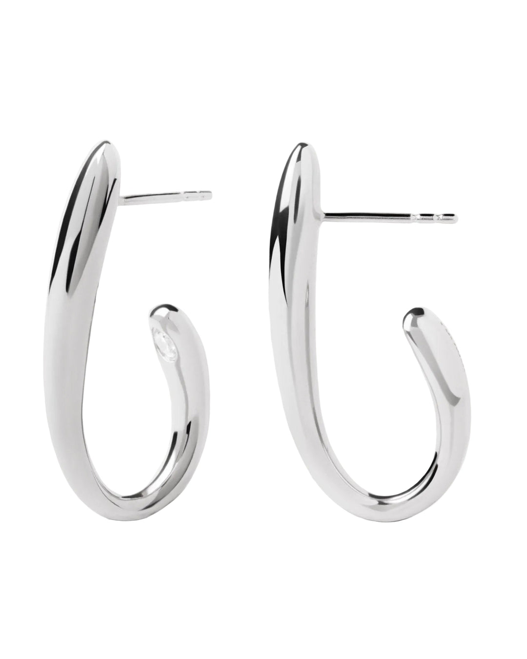 PDPAOLA Silver Volta Hoop Earrings - MococoPDPAOLAAR02-D98-UEarrings