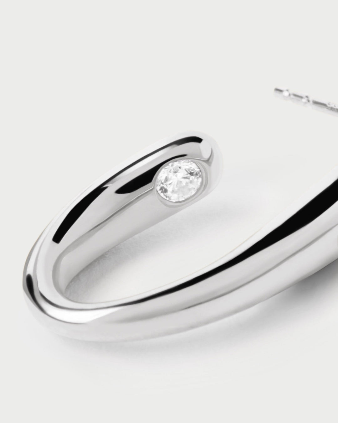 PDPAOLA Silver Volta Hoop Earrings - MococoPDPAOLAAR02-D98-UEarrings