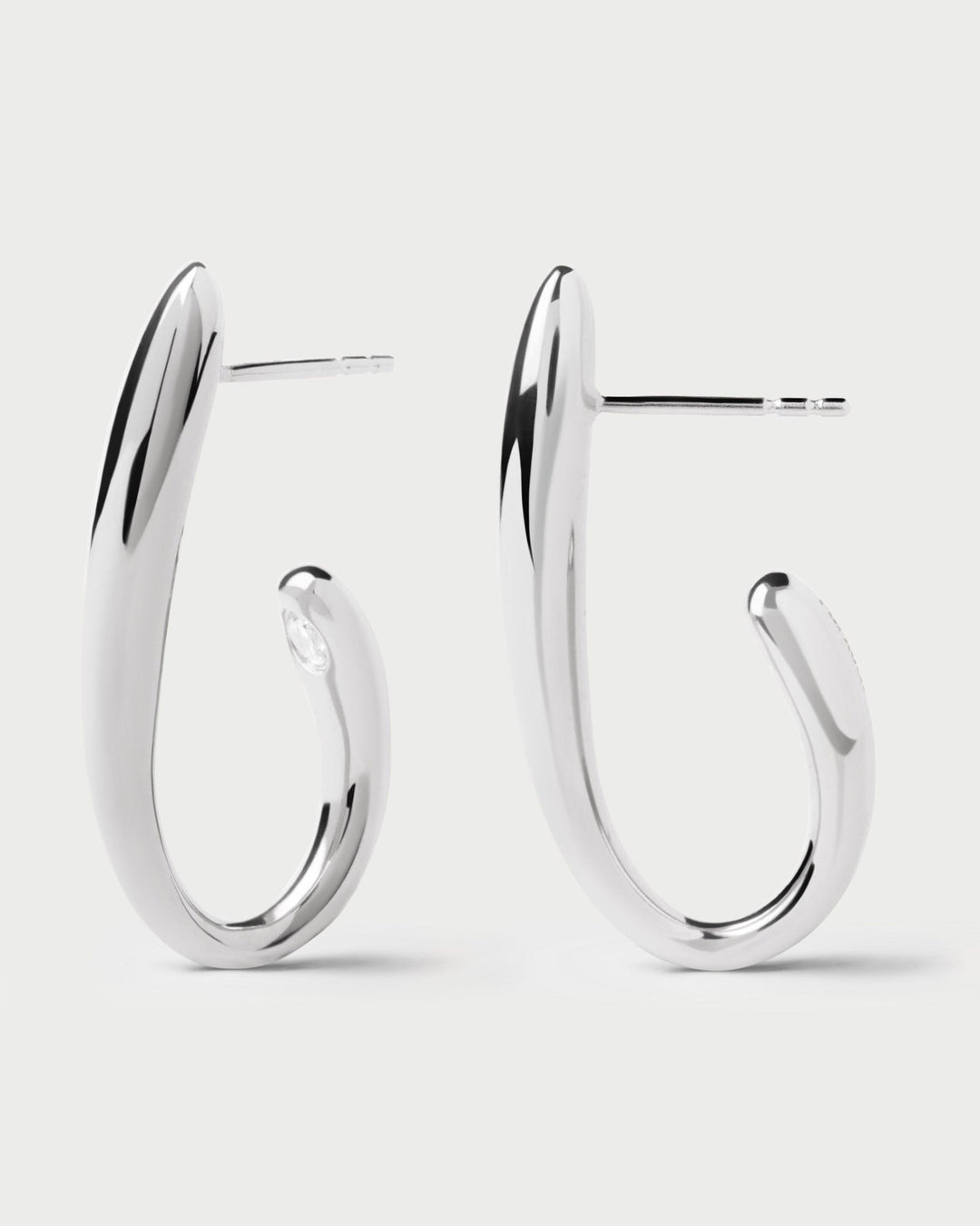 PDPAOLA Silver Volta Hoop Earrings - MococoPDPAOLAAR02-D98-UEarrings
