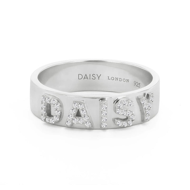 Daisy Personalised Crystal Ring