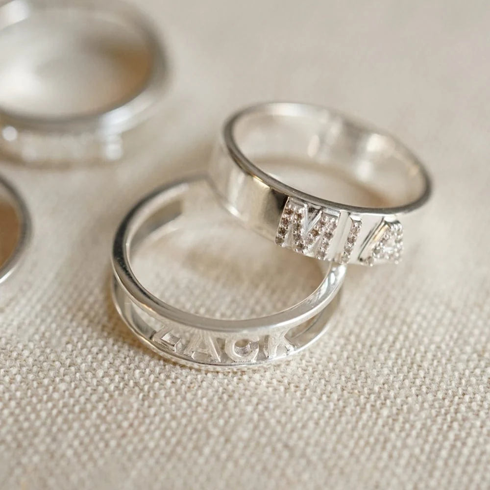 Daisy Personalised Crystal Ring