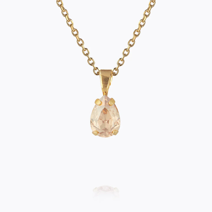 Caroline Svedbom Gold Petite Shadow Drop Necklace