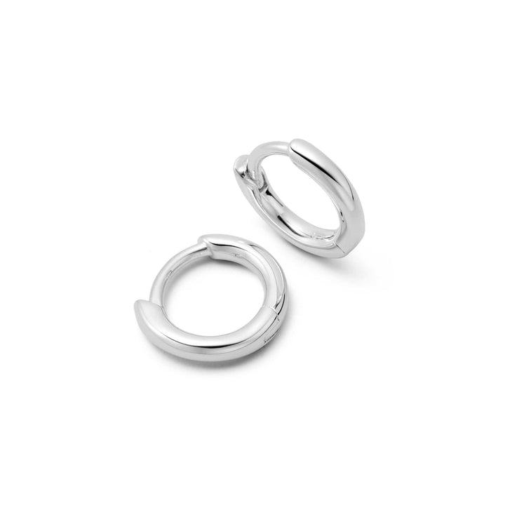 Polly Essential Elegant Sterling Silver Huggie Hoop Earrings for Everyday Wear