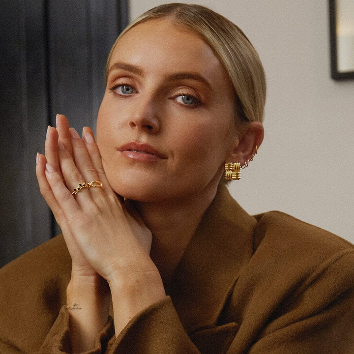 Daisy Polly Sayer Black Onyx Bobble Ring