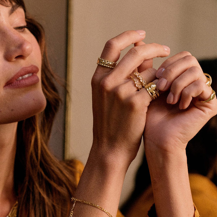 Daisy Polly Sayer Chunky Tidal Ring