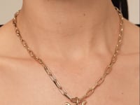 UNOde50 Sterling Silver/Gold-Plated Short Chain