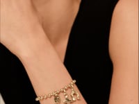 UNOde50 Sterling Silver/Gold-Plated Beads Bracelet