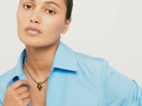 UNOde50 Pálpito Beaded Short Necklace With Heart Detail