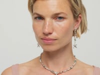 UNOde50 Espectro Long Earrings with Starfish and Pearl Silver