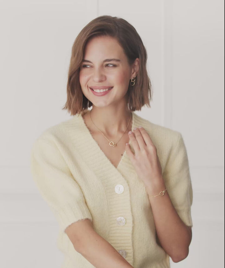 Olivia Burton Gold Classic Interlock Necklace