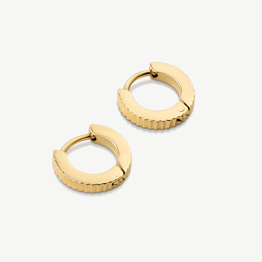 D.Louise Mini Pleat Huggies Gold - Mococo