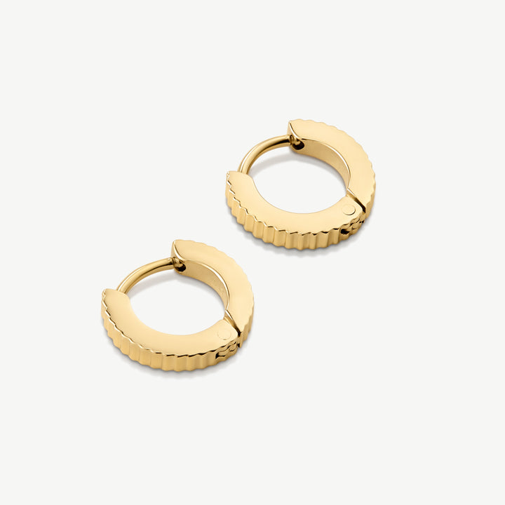 D.Louise Mini Pleat Huggies Gold - Mococo