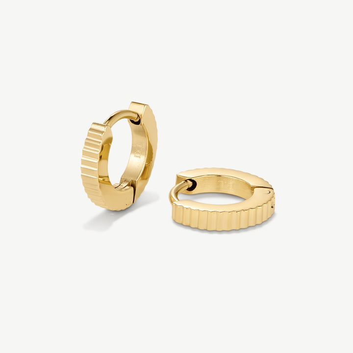 D.Louise Mini Pleat Huggies Gold - Mococo