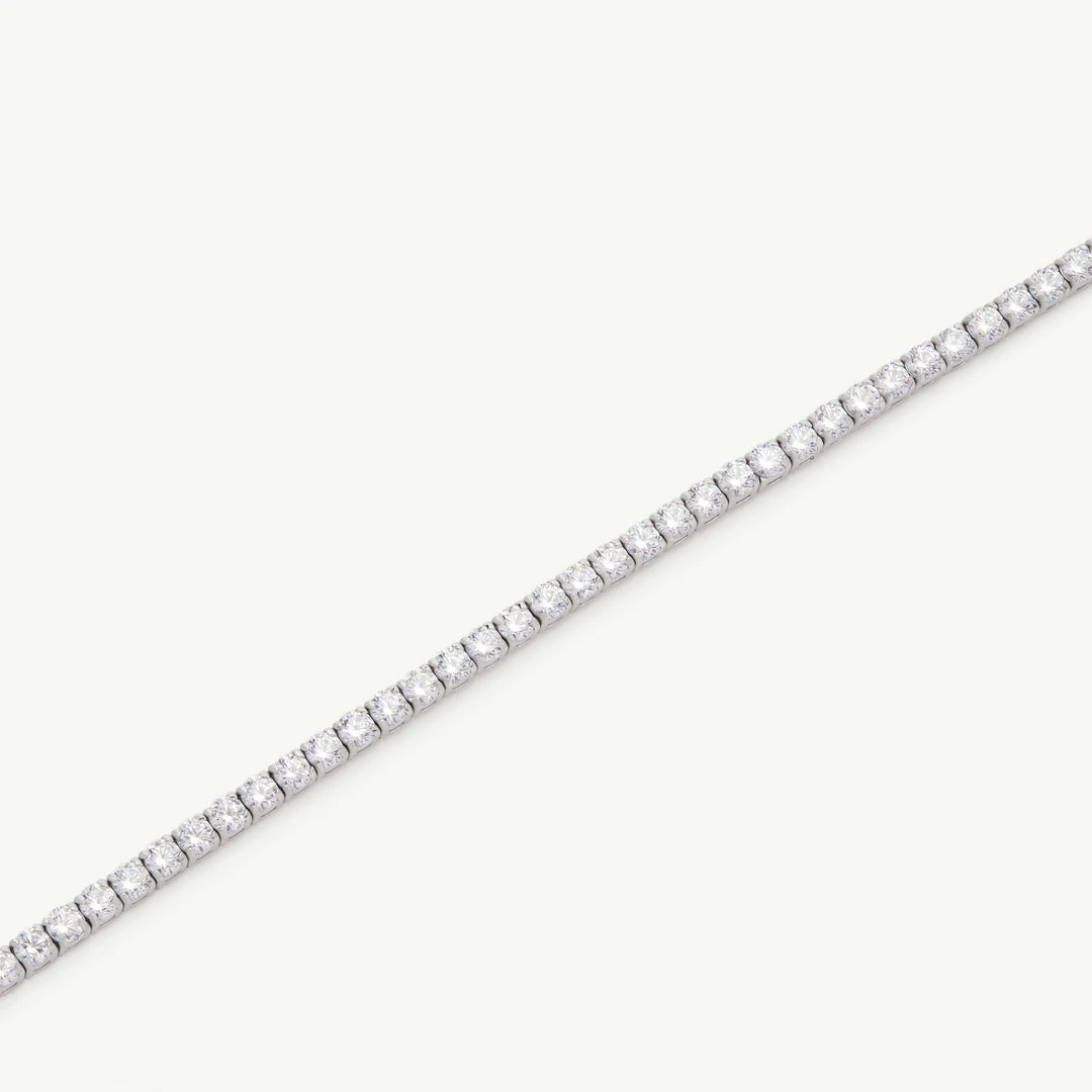 D.Louise Silver Luxe Tennis Bracelet