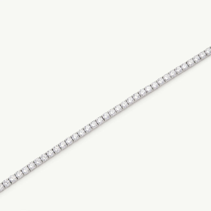 D.Louise Silver Luxe Tennis Bracelet
