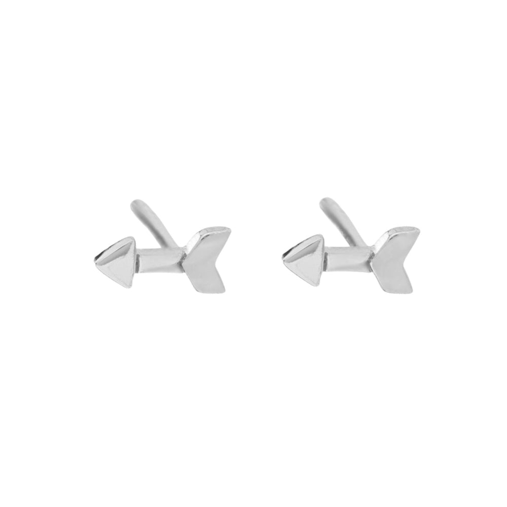 Scream Pretty Gold and Silver Arrow Stud Earrings image