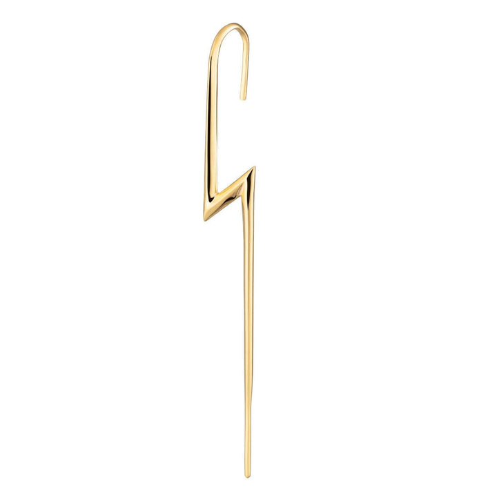 Scream Pretty Gold and Silver Lightning Bolt Ear Crawler image