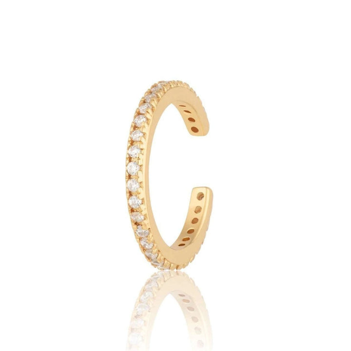 Scream Pretty Gold and Silver Slim Sparkling Single Ear Cuff image 1