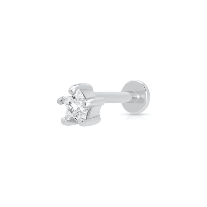 Scream Pretty Gold and Silver Sparkling Star Single Flat Back Earrings image 1