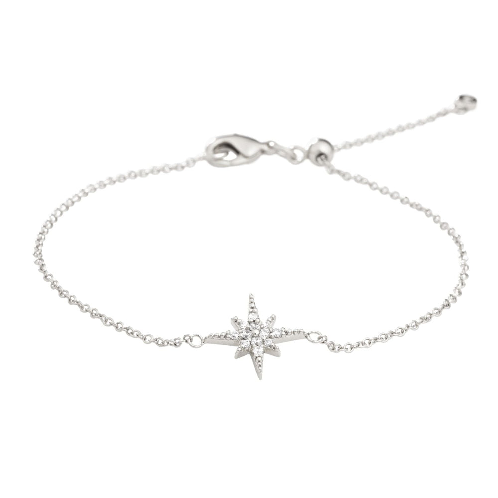 Scream Pretty Gold and Silver Starburst with Slider Clasp Bracelet image