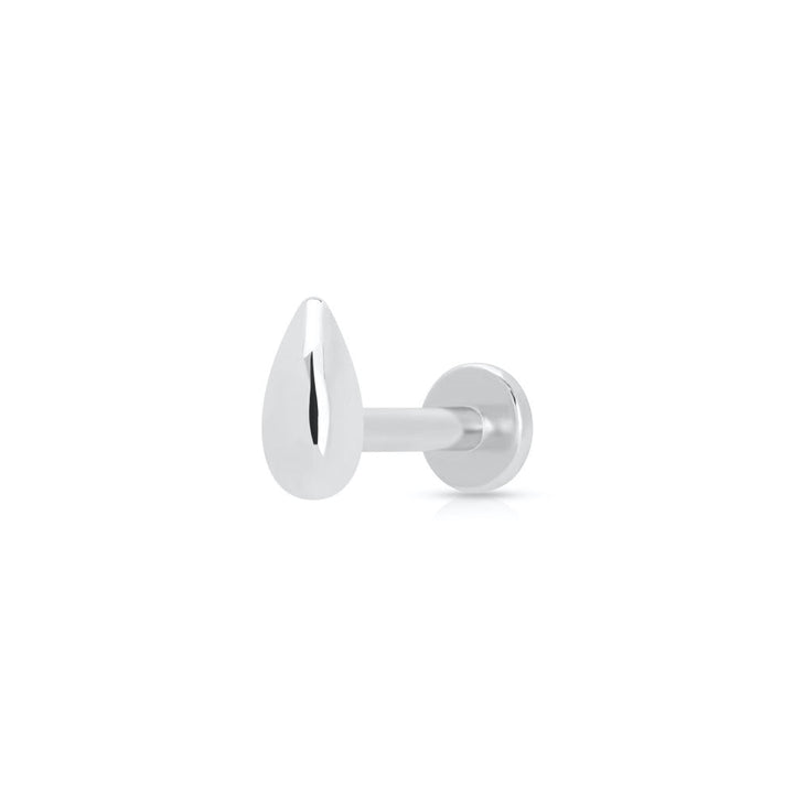 Scream Pretty Gold and Silver Teardrop Single Flat Back Earrings image