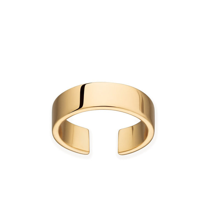Scream Pretty Gold Wide Band Toe Ring image