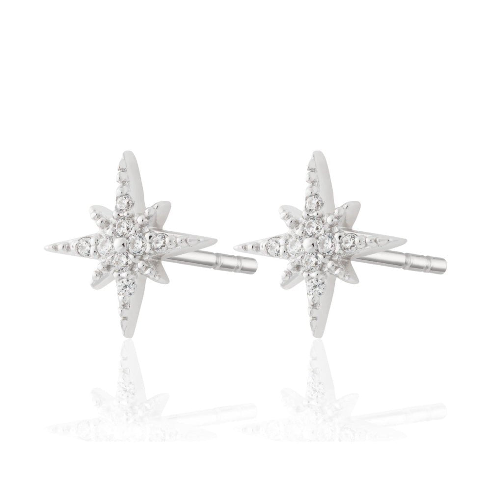 Scream Pretty Silver Starburst Stud Earrings - MococoScream PrettySPESSS325060494362355Earrings
