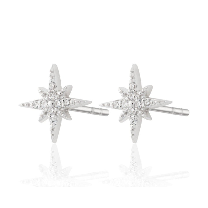 Scream Pretty Silver Starburst Stud Earrings - MococoScream PrettySPESSS325060494362355Earrings