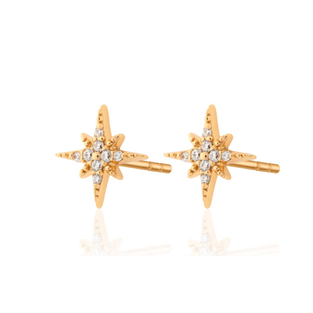 Scream Pretty Silver Starburst Stud Earrings - MococoScream PrettySPESSS325060494362355Earrings