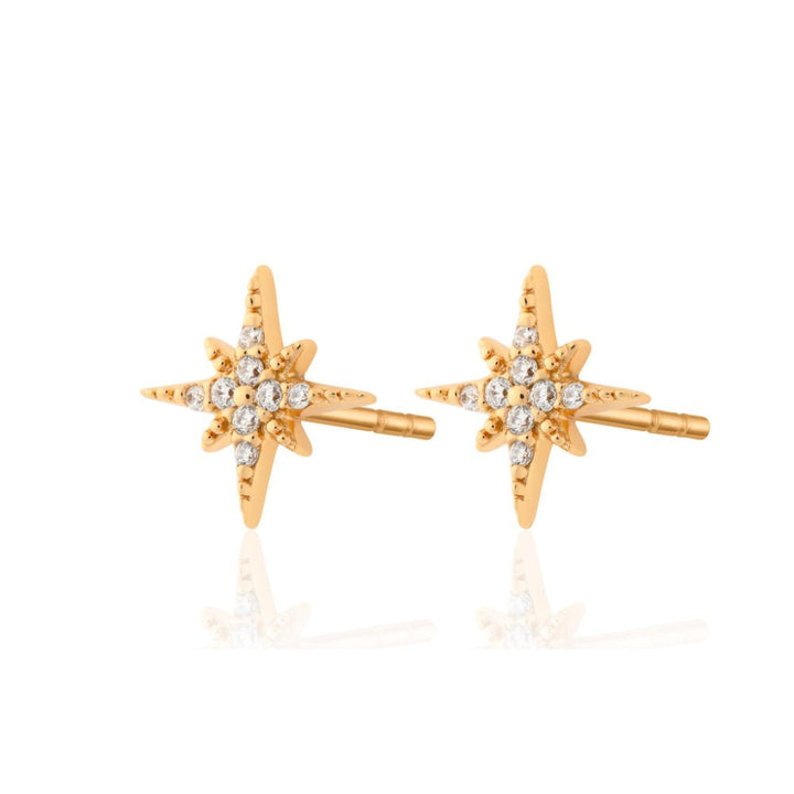 Scream Pretty Silver Starburst Stud Earrings - MococoScream PrettySPESSS325060494362355Earrings