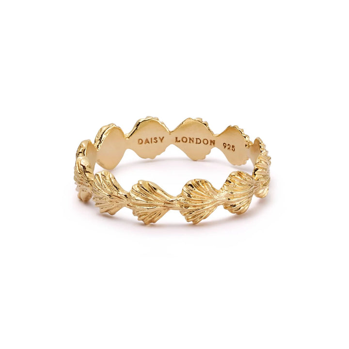 Daisy Shell Stacking Ring